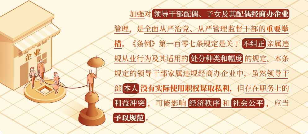 对配偶、子女及其配偶违规从业行为,党员干部应当予以纠正.png